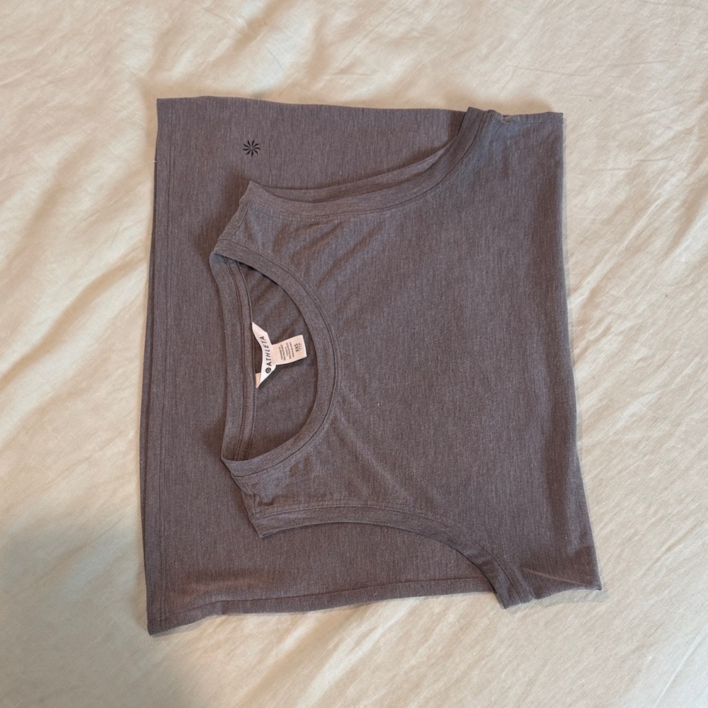 Athleta Gray Scoop Neck Tank Top. Size XXS